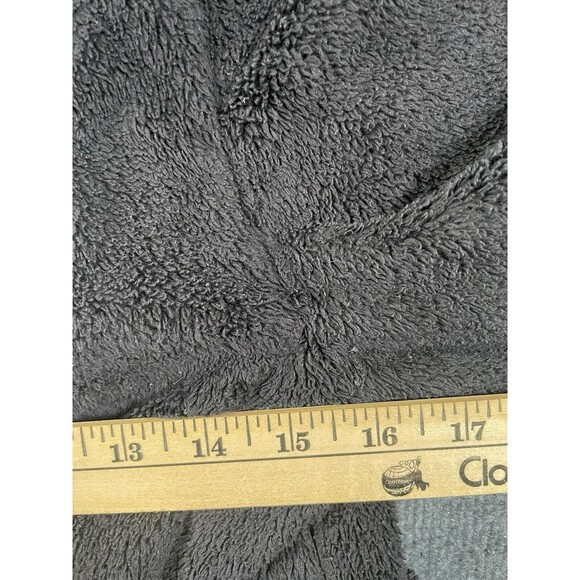 The North Face Jacket Womens Medium M Black Ostio Sherpa Fleece Coat Full Zip - Picture 7 of 8